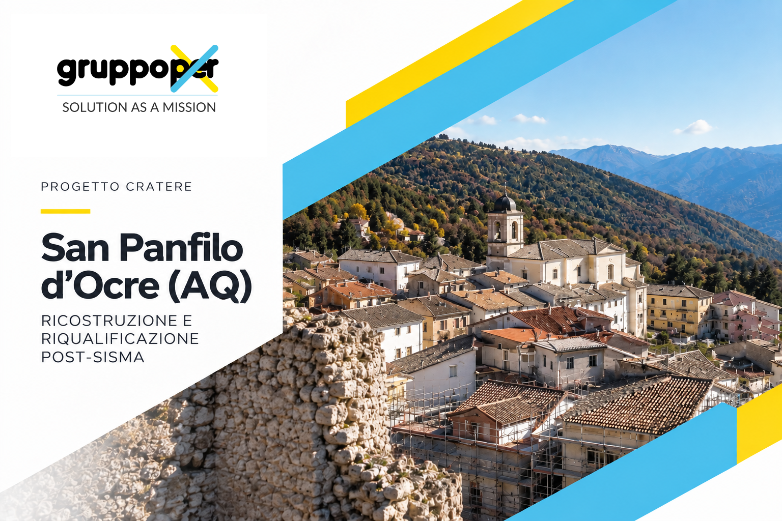Immagine Progetto Cratere. Ricostruzione e riqualificazione post-sisma a San Panfilo d’Ocre